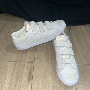 Nike SB Blazer Low AC x Numbers Sail White 2017 Mens Size 11 Suede